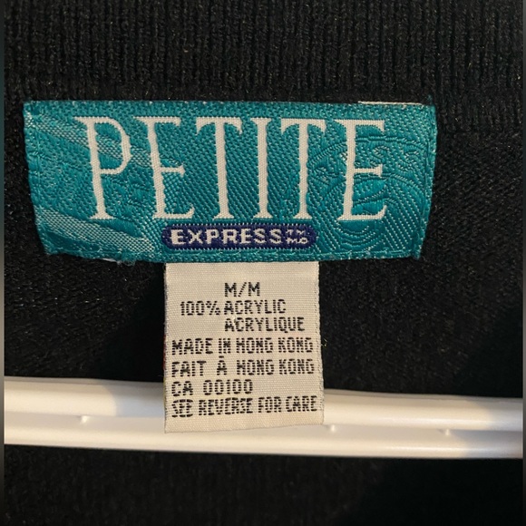 Vintage Petite Express Long Sleeve Sweater - Picture 4 of 6